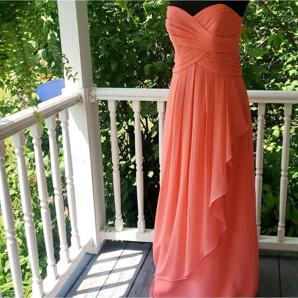 David’s Bridal strapless bridesmaid formal dress - Picture 5 of 8